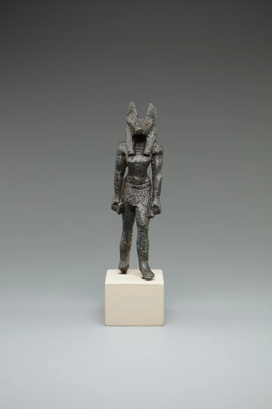 Anubis; bronze or cupreous alloy.